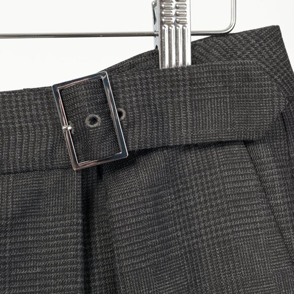 Tibi Adler Grey Multi Glenplaid Wrap Pant - Picture 7 of 10